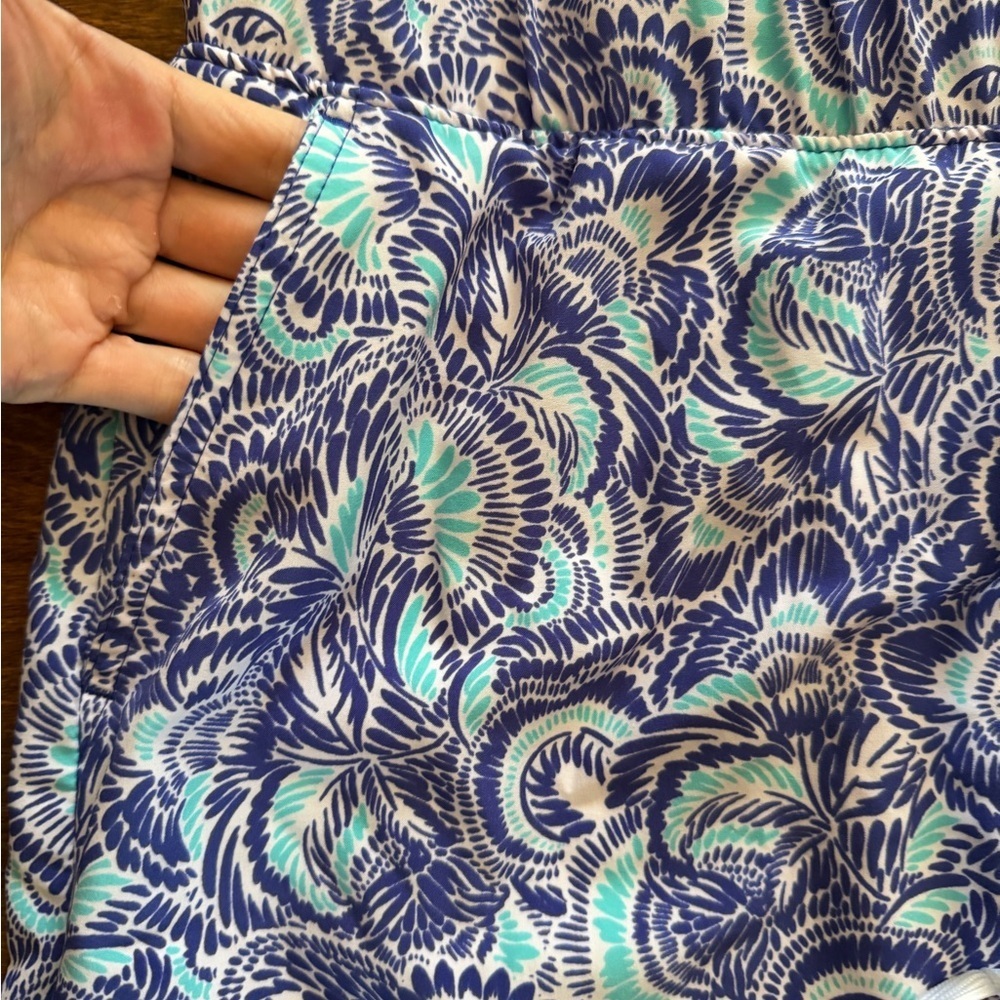 Izod Golf/Tennis/Pickleball Skort Blue/Teal Floral Womens Size Medium EUC - Picture 7 of 11